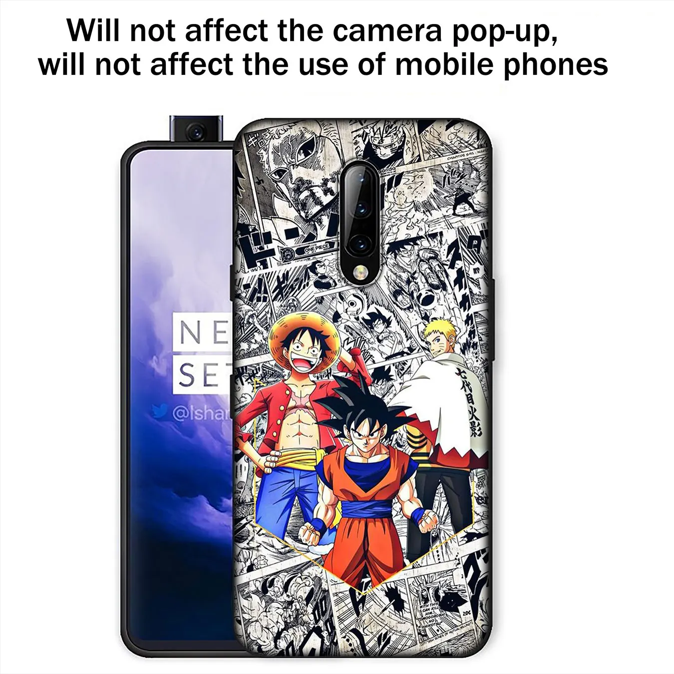 Мягкий силиконовый чехол для телефона DRAGON BALL Z DBZ Goku Oneplus 7T 7 Pro 6 6T 5T One Plus черный из