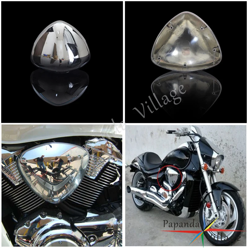 1 шт. хромированный пластиковый Воздухоочиститель для мотоцикла впускной