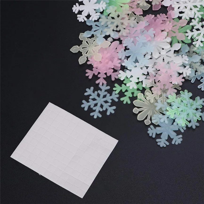 50 шт. украшения на окна для детской спальни флуоресцентные светится в темноте