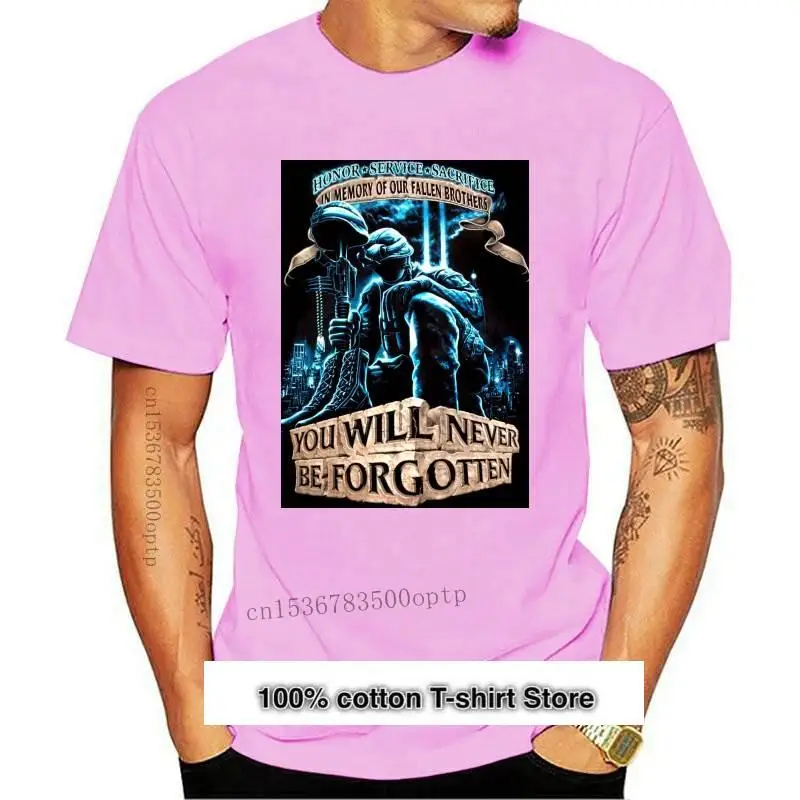 

Nuevo nunca será olvidado soldado veterano. La guerra T- Shirt-militar
