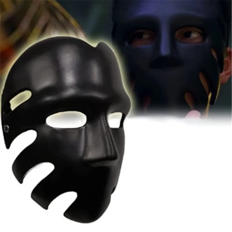 

4 Squid Game Mask Cosplay Game Mask Steel Mesh Full Face Mask Christmas Halloween Decoration Face Mask