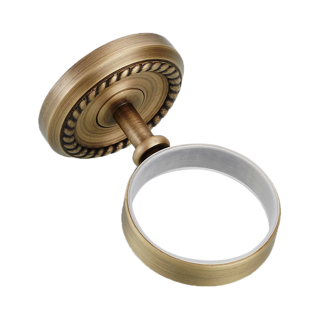 Аксессуары для ванной комнаты Одноместный держатель стакана Античная латунная