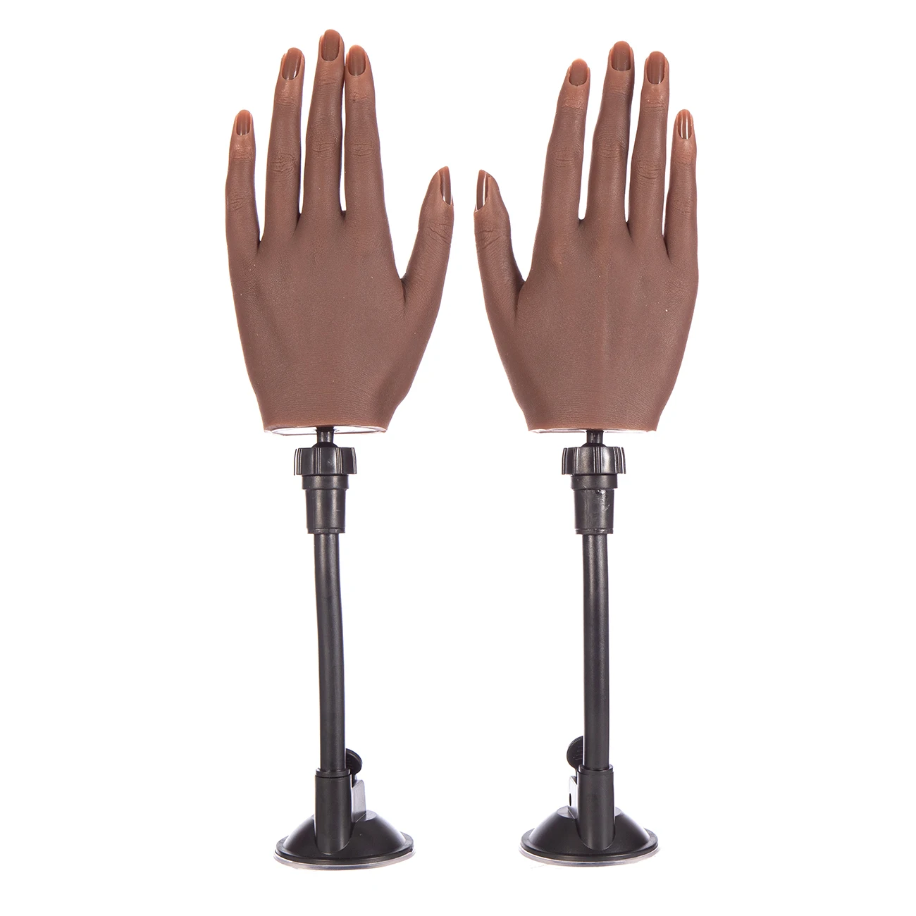 Silicone Practice Hand For Acrylic Nails With Clip Fake Trainning Hand Model images - 6