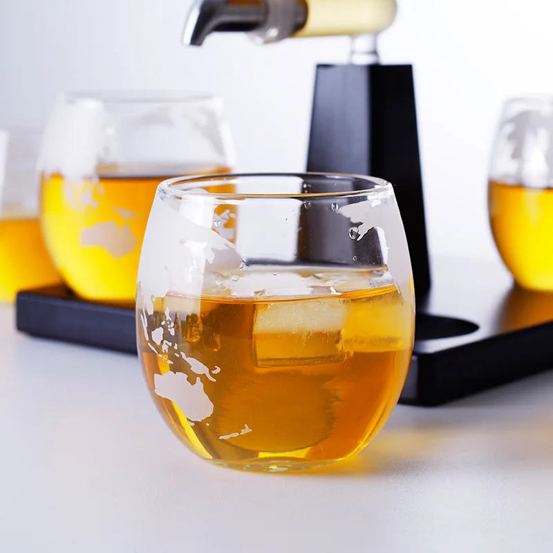 Флакон для парусного спорта гладкая стеклянная бутылка набор вина из