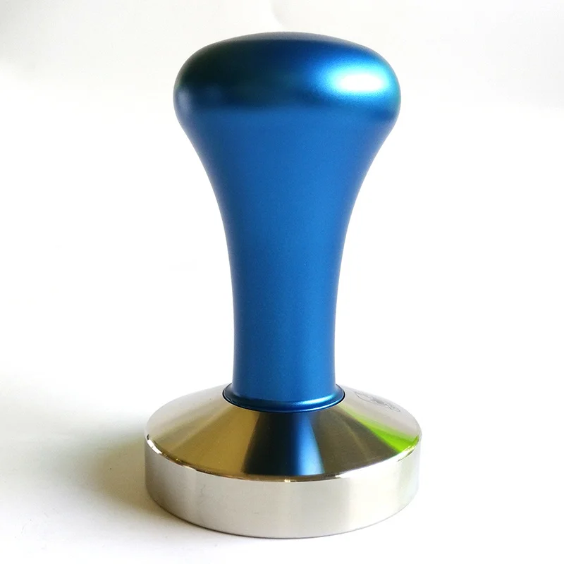 

Espresso Coffee Tamper Blue Coffee Tamper Machine Press Flat Base Barista Accessories 51mm 57.5mm 58mm