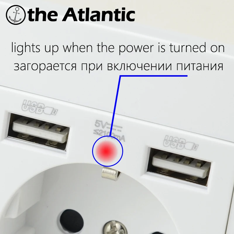 Розетка 16 А розетка стандарта ЕС и Франция двойной usb порт 5 в 2 1 настенное