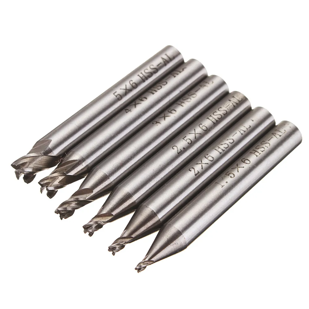 

13Pcs HSS-AL Drill Bit Set for Key Cutting Machine Cutter End Milling Cutter probe For Vertical Key Copy Duplicating Machine