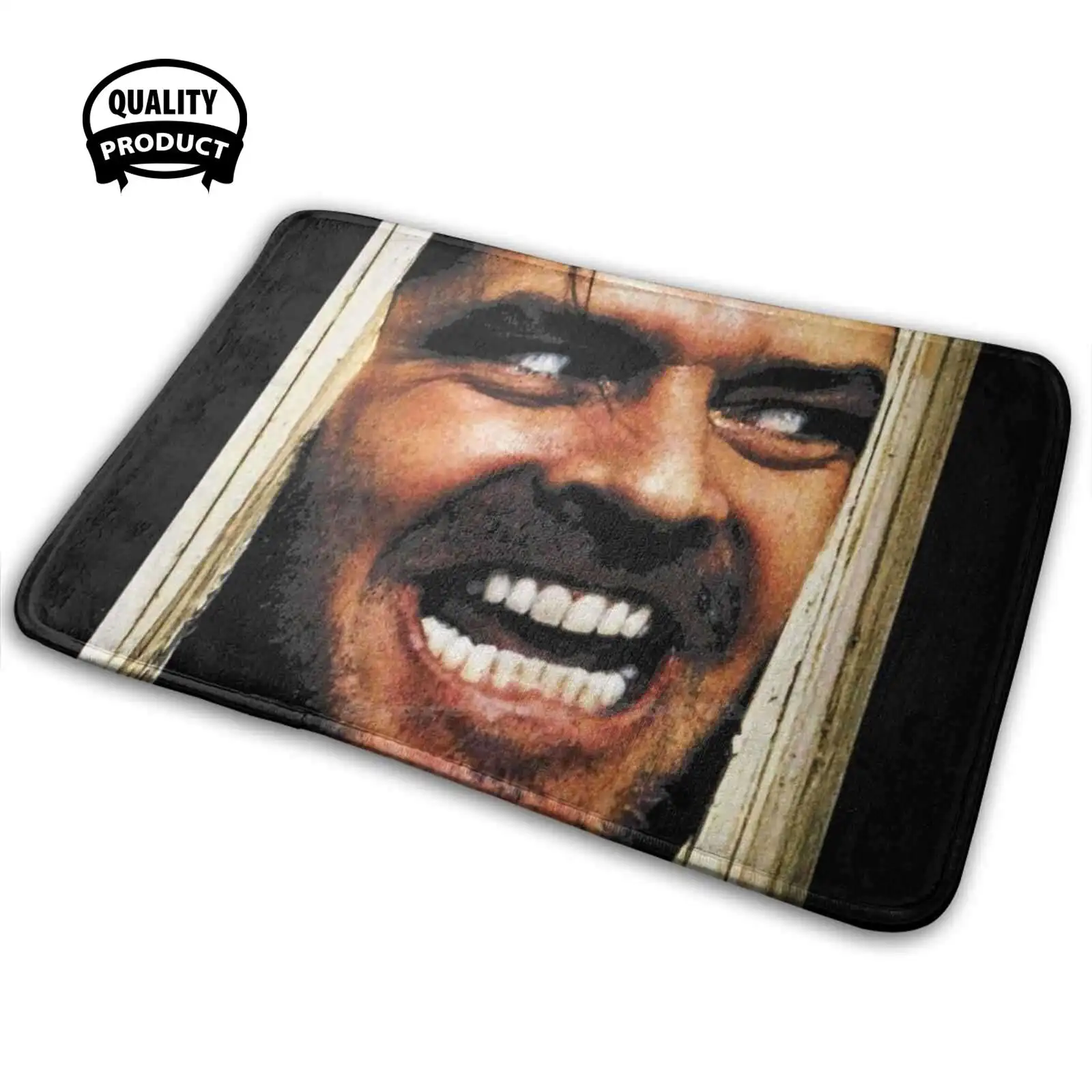 Блестящий 3D мягкий нескользящий коврик подушка сияющий Стэнли кукирпич ужас