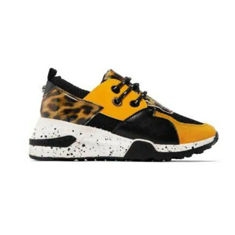 

Womens Platform Running Breathable Sneakers Trainer Comfy Slip On Sports Shoes