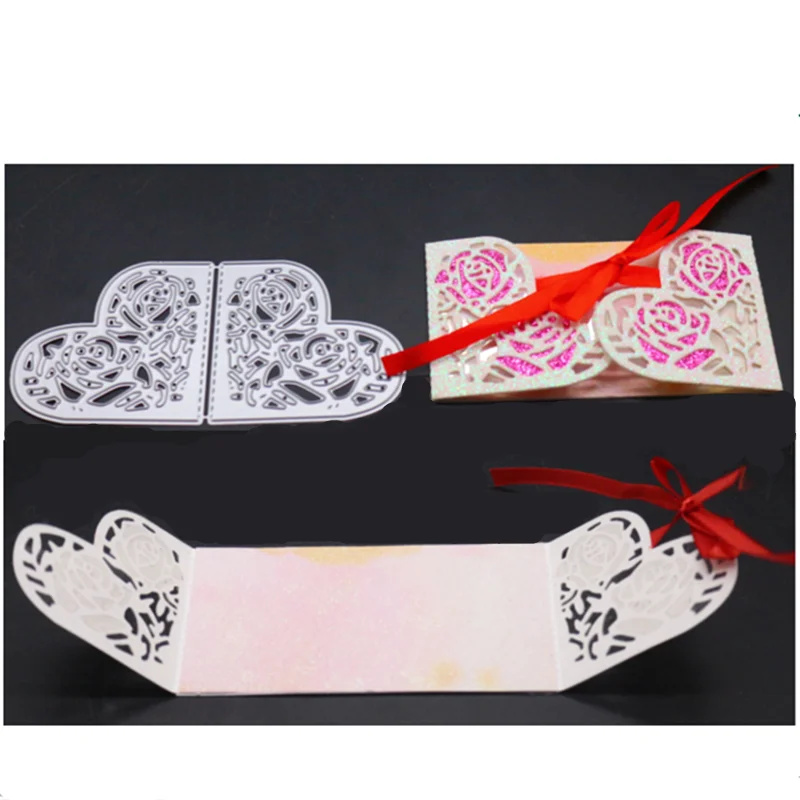 YINISE скрапбук металлические режущие штампы для трафареты скрапбукинга любовь