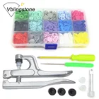 150 комплектов, кнопки-защелки Кам с плоскогубцами T3T5, пластиковые кнопки для одежды, нагрудников, дождевиков, кнопки-пусеты, Швейные ремесла