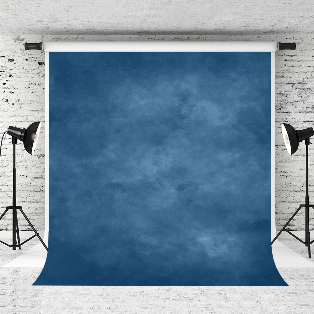 VinylBDS10x20ft синий сплошной цвет фон для фотосъемки абстрактный чистый портреты на