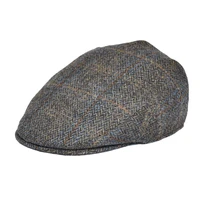 100 wool ivy cap herringbone flat caps tweed scally hat bunnet paddy dai cheese cutter driving hats