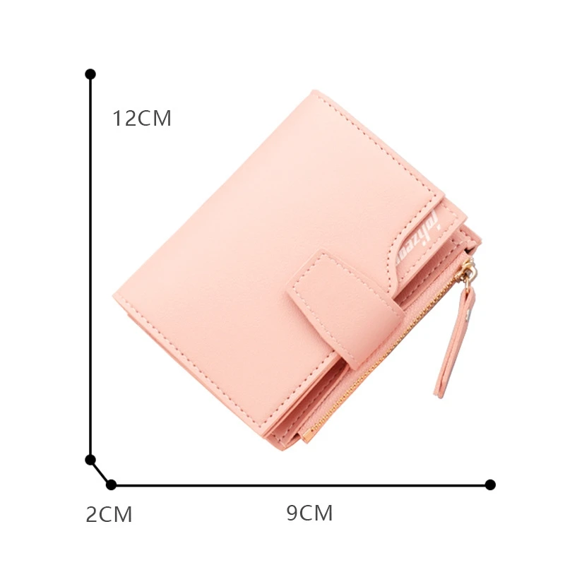 Hasp Women Wallet Fashion Bags For Short Pu Leather Purse Female Money Small Zipper Coin Pocket Portafoglio Donna | Багаж и сумки