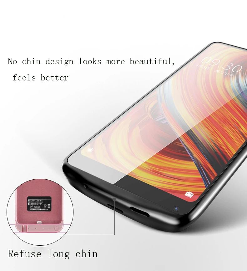 Высокое качество 4700mAh чехол питания для Xiaomi MIX 2S пакет резервного заряда батареи