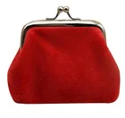 Женские вельветовые Кошельки для монет, винтажный однотонный маленький кошелек в стиле ретро, клатч с застежкой, женские кошельки, Подарочный кошелек для женщин