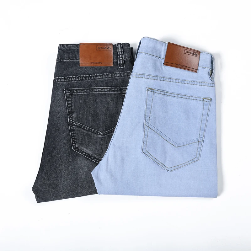 

Мужские джинсовые шорты светильник-голубые эластичные однотонные повседневные шорты из денима, зауженные джинсы, лето 2021