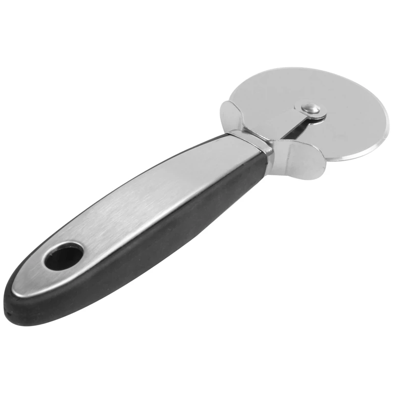 

Stainless Steel Pizza Cutter, Premium Professional Pizza Wheel Ultra Sharp Pizza Slicer Ergonomic Anti-Slip Handle with Pizza Sh