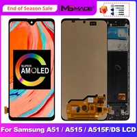 super amoled for samsung galaxy a51 lcd a515f sm a515fds a515fds a515f display touch screen digitizer for samsung a515 display