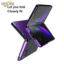 Kisscase Ultra Thin Mirror Phone Case for Samsung Galaxy Z Flod2 Flod 2 Anti-scratch Protection Bag Back Cover Shockproof Coque