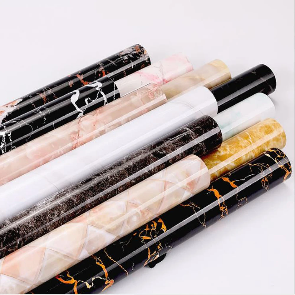 

Кухонные мраморные обои, ПВХ водонепроницаемые самоклеящиеся обои для ванной столешница для Бели, декоративные наклейки