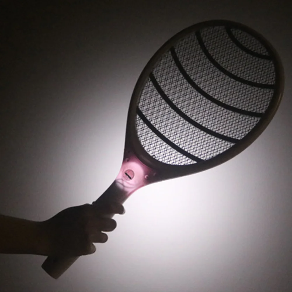 

Electric Fly Swatter Rechargeable Bug Zapper Tennis Racket Kills Insects Gnats Mosquitoes Bugs