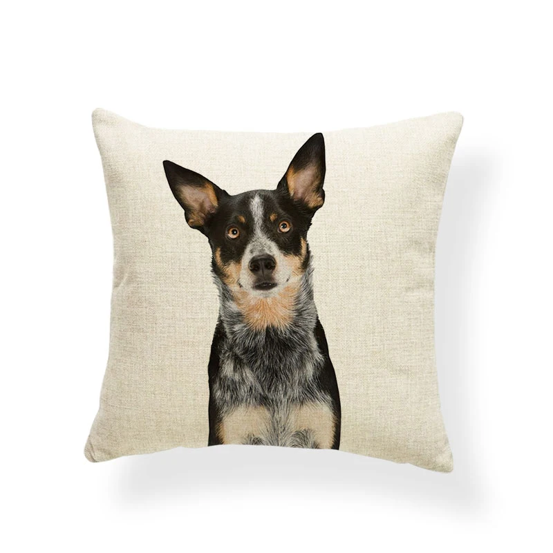 Персонализированная симпатичная Подушка Лабрадор Хаски бабочка собака забавная