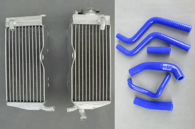 L & R алюминиевый радиатор + силиконовый шланг для Honda CR250 CR250R CR 250 1990 1991 горячая