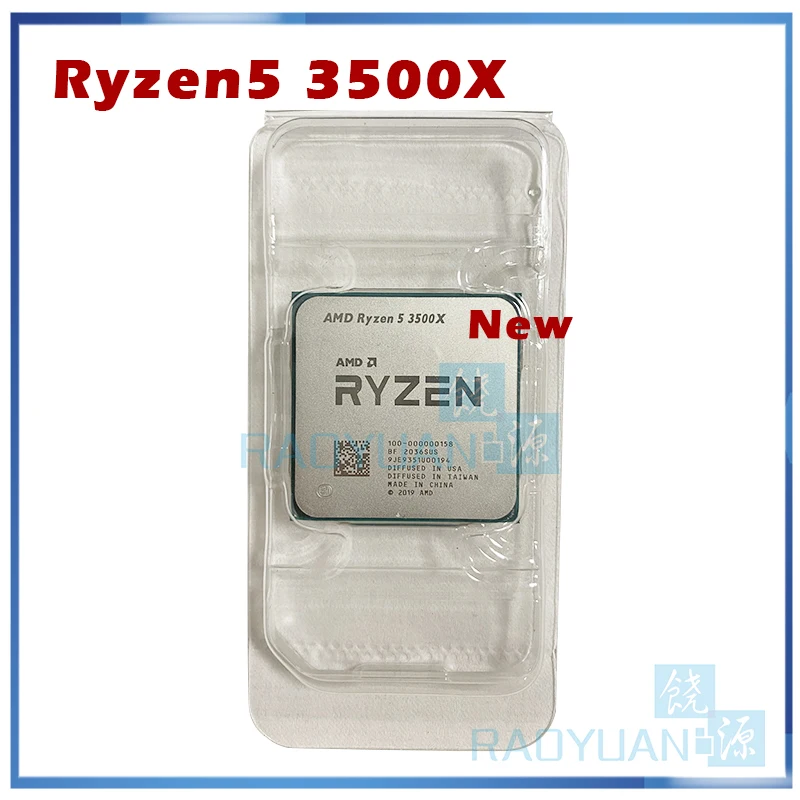 

New AMD Ryzen 5 3500X R5 3500X 3.6 GHz Six-Core Six-Thread CPU Processor 7NM 65W L3=32M 100-000000158 Socket AM4