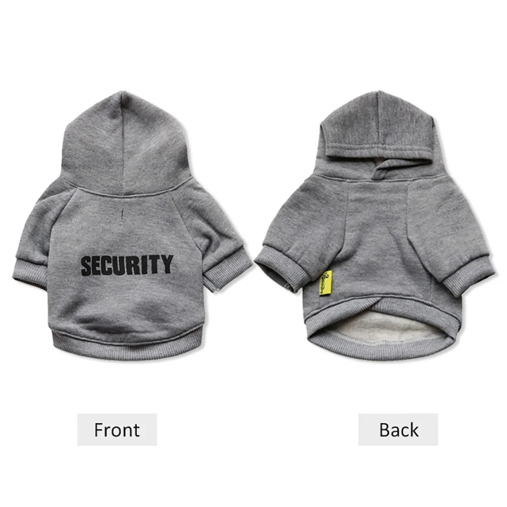 Защитная толстовка с капюшоном для собак пальто маленьких зимняя одежда