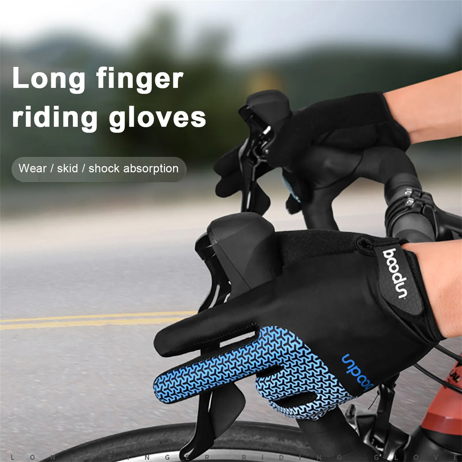 Ветрозащитные велосипедные перчатки спортивные теплые с пальцами для горных
