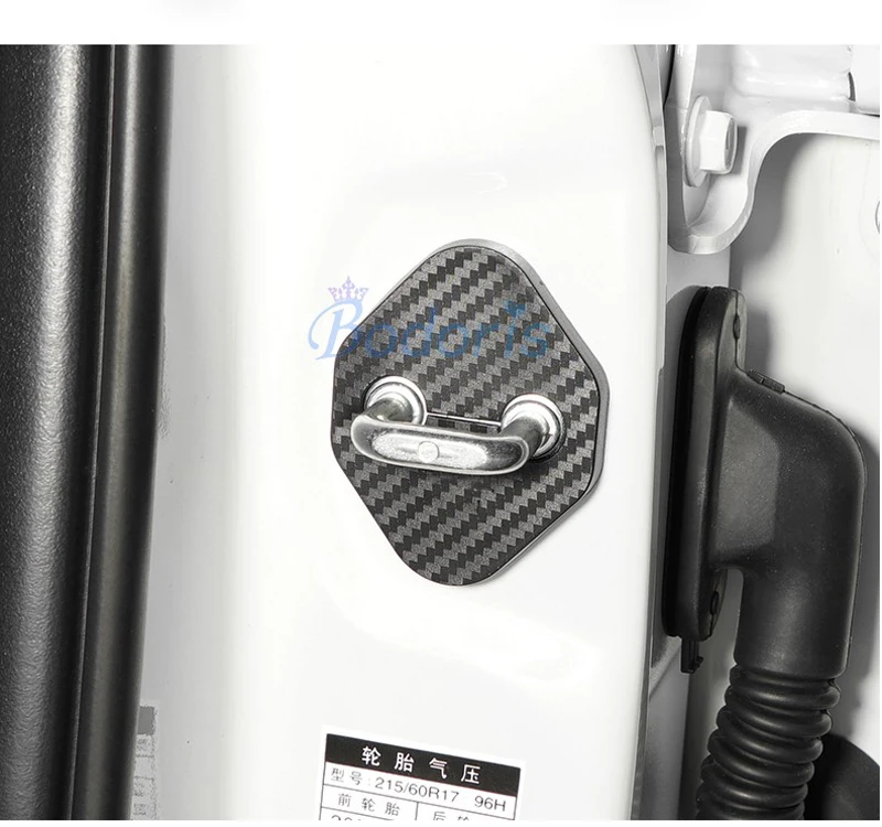 Водонепроницаемая Пряжка для дверного замка из углеродного волокна Toyota C-HR C HR