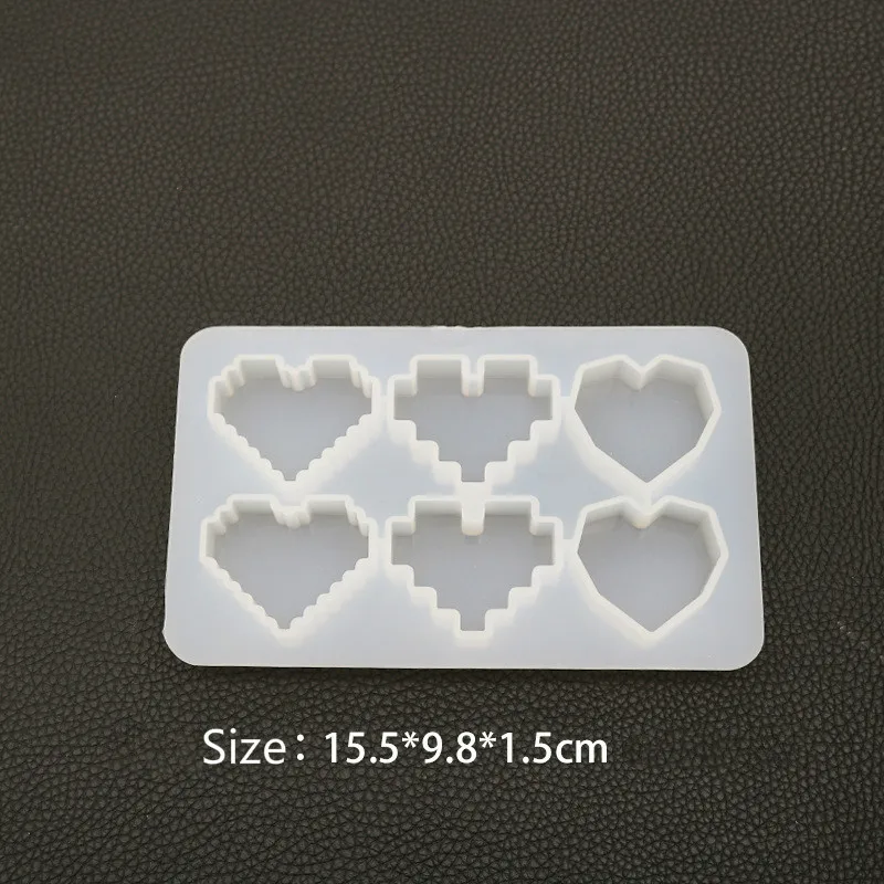 1 шт. УФ-полимерные формы для ювелирных изделий сердца аксессуары Сушеный Цветок