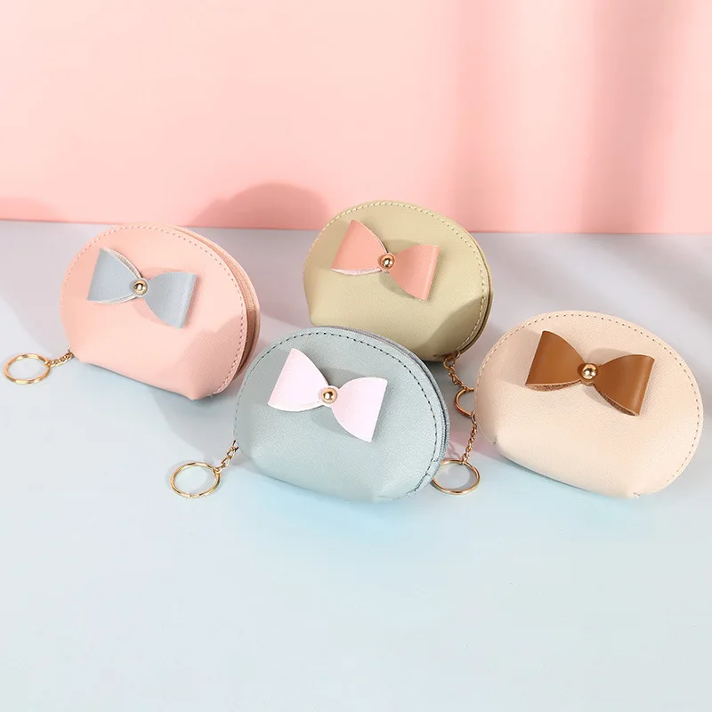 

Portable Durable Rabbit Ear Coin Purse Popular Cute Cartoon Small Animal Key Case Beautiful Practical Shell-shaped Coin Purse