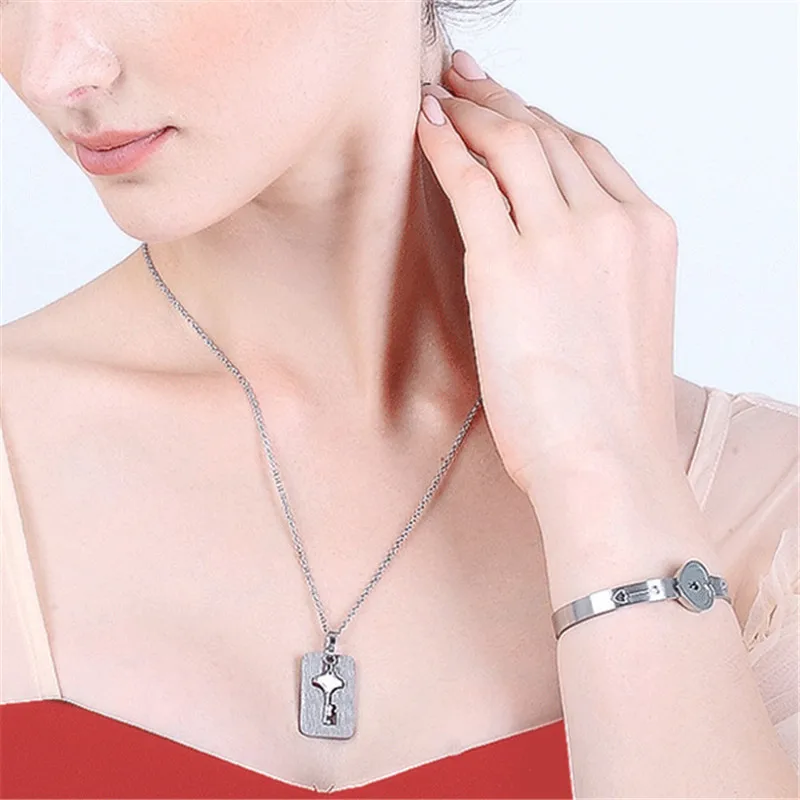 DoreenBeads Модный Ювелирный Набор из нержавеющей стали для мужчин и женщин