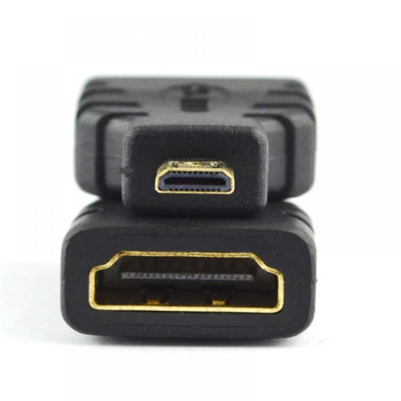 10 шт. HDMI Type A Female to Mini D Мужской адаптер Позолоченный разъем конвертер