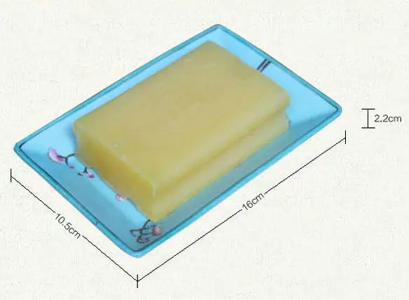 Изысканная керамическая тарелка ручной росписи большая фарфоровая для мыла