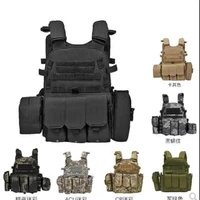 outdoor sports tactical vest 6094 multifunctional camouflage lightweight bulletproof vest real cs removable protective plate