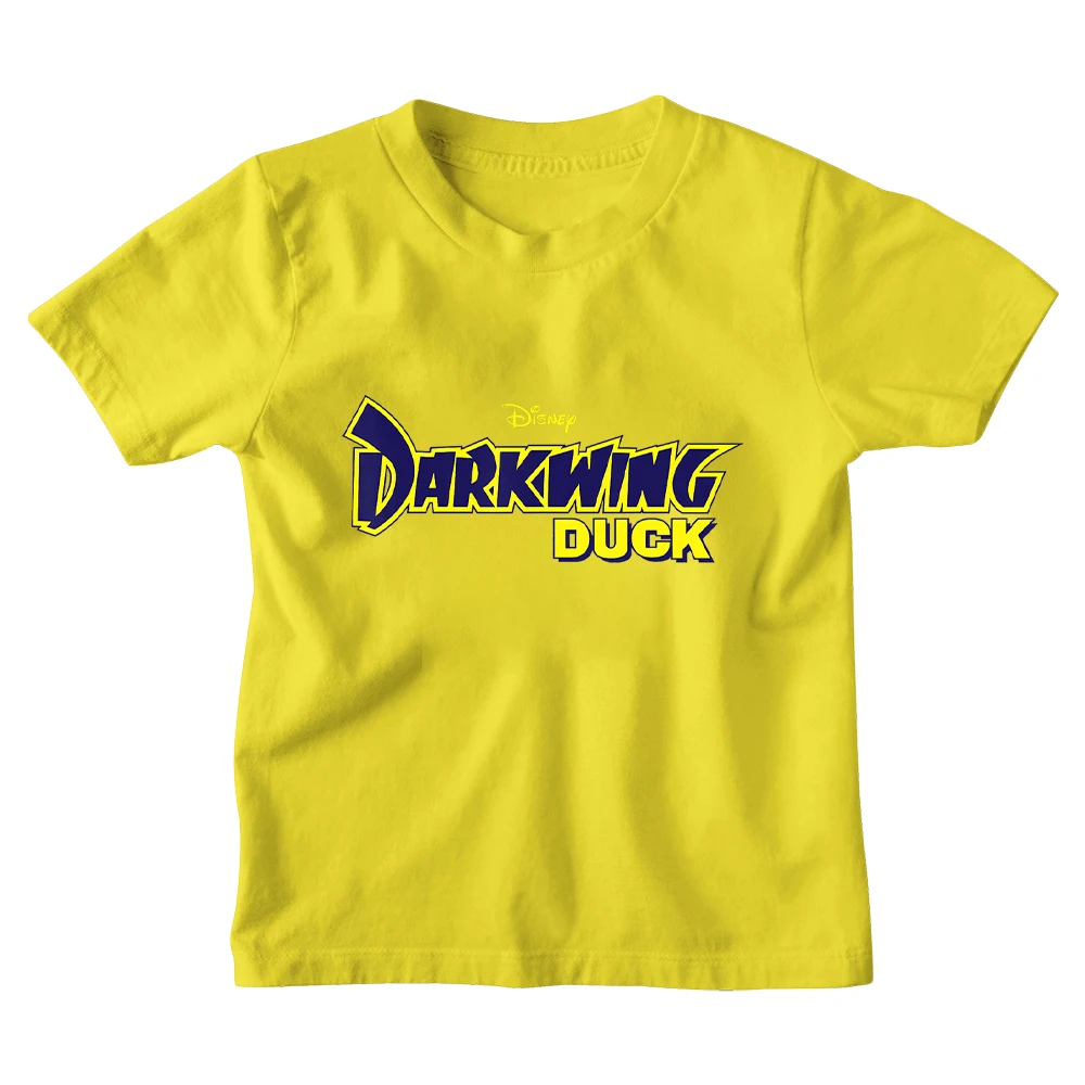Darkwing Duck Letters Printing Детские футболки Disney Four Seasons Fashion Dropship Top Одежда удобные Harajuku |