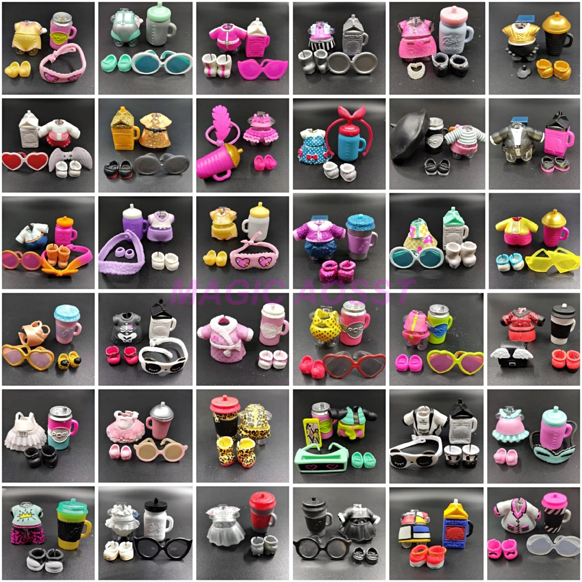 Оригинальные куклы LOL одежда бутылочка для очков обувь аксессуары сделай сам