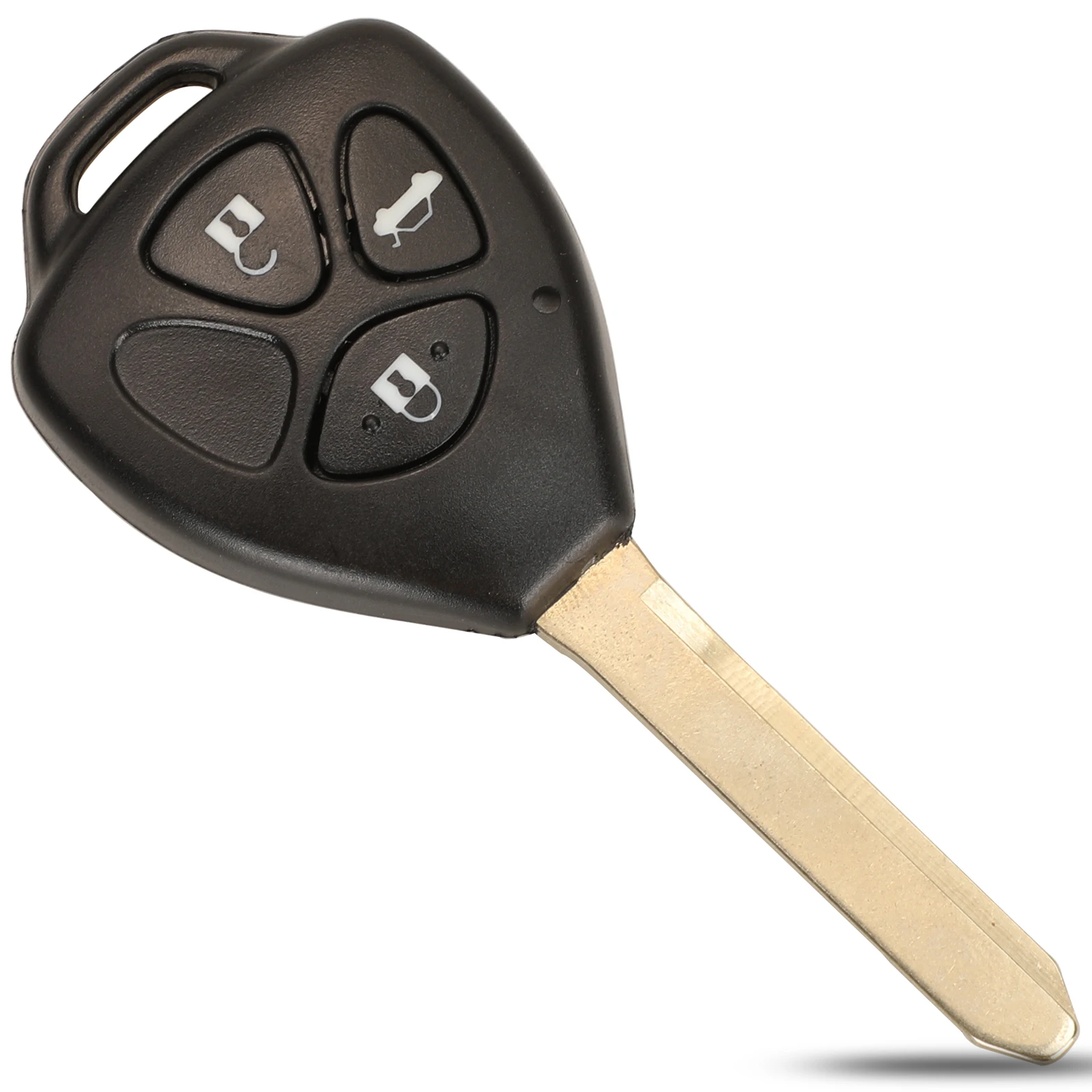 Jingyuqin 10 Шт. Ключ-транспондер Для Toyota Corolla Camry Auris Необработанный Корпус Ключа С 2/3 Btn