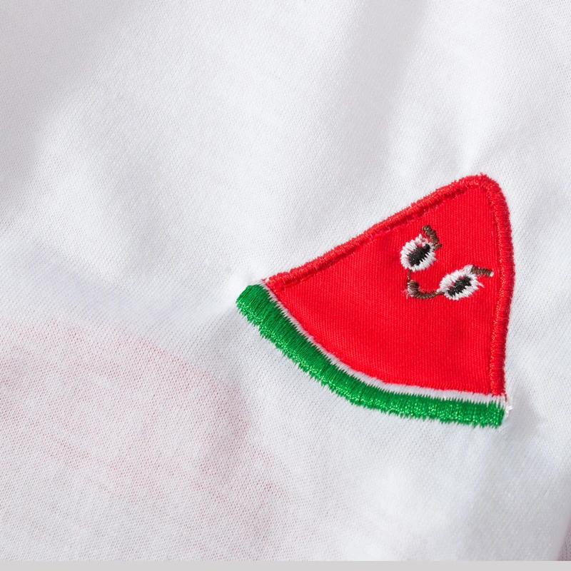 

Summer Puppy Kitten Breathable Refreshing Clothing Fruit Embroidery Soft and Comfortable Pet Dog Cat Cute Two-Legged Clothing