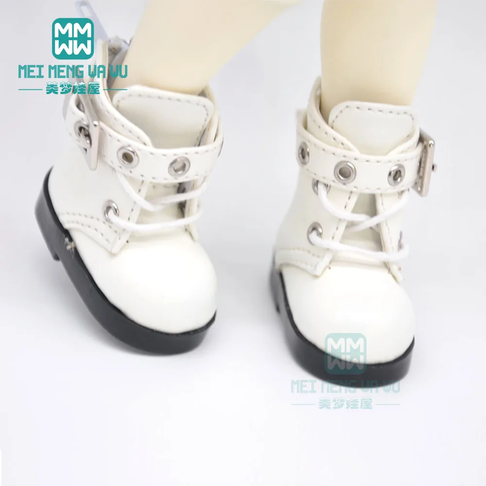 5 см * 2 6 1/6 BJD обувь для девочек YOSD MYOU кукольная на толстом каблуке черные белые