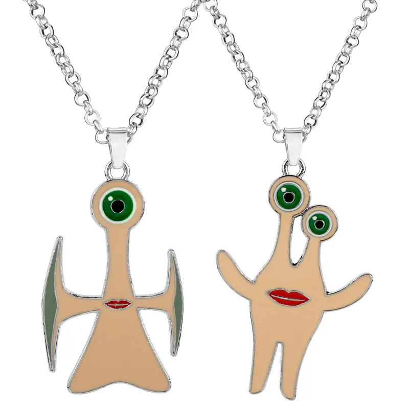 

Japanese Cartoon Anime Parasyte the Maxim Pendant Necklace Trinket Enamel Metal Creative Jewelry Accessories Gift