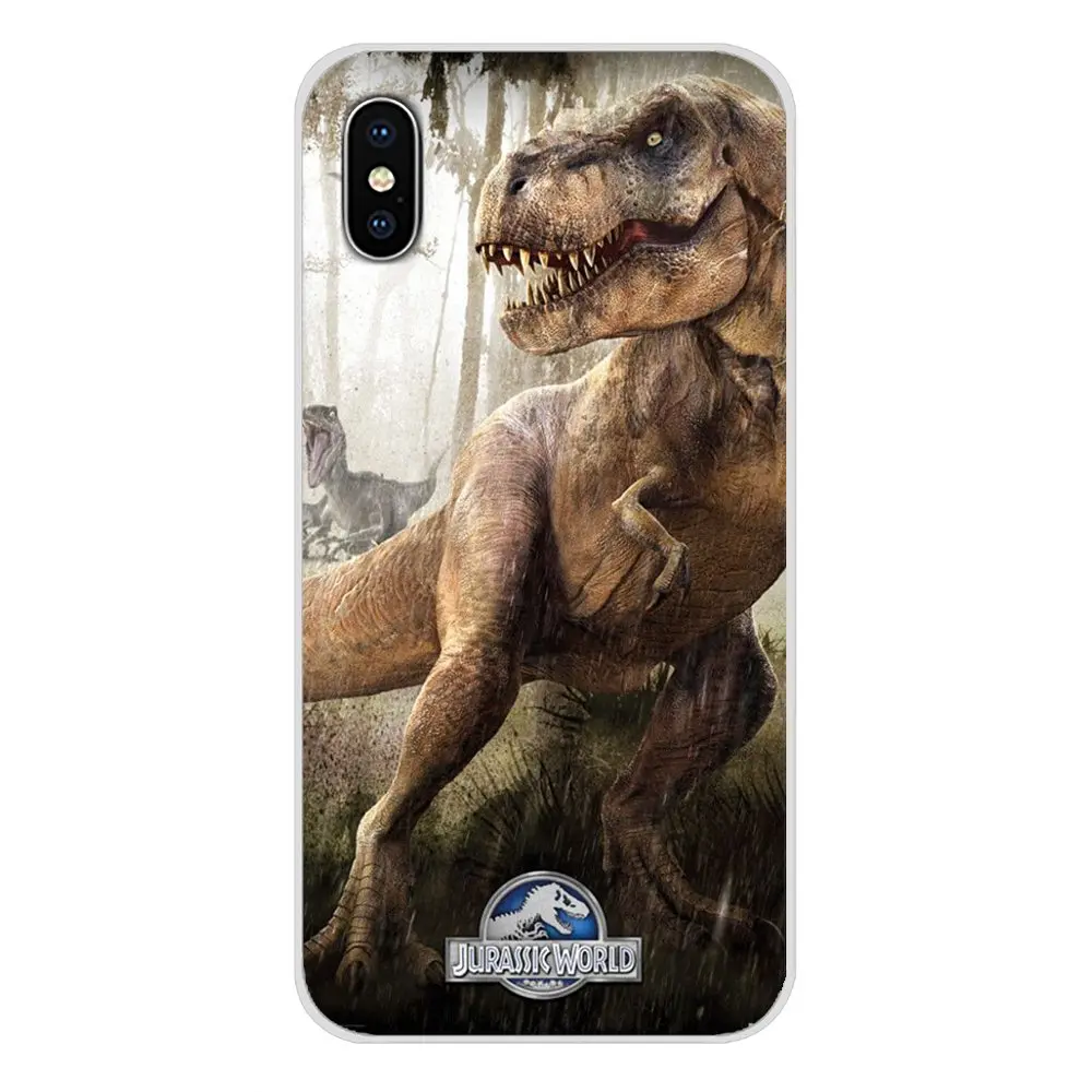 Силиконовые аксессуары для телефонов Jurrasic World чехлы Apple iPhone X XR XS 11Pro MAX 4S 5S 5C SE 6S 7 8