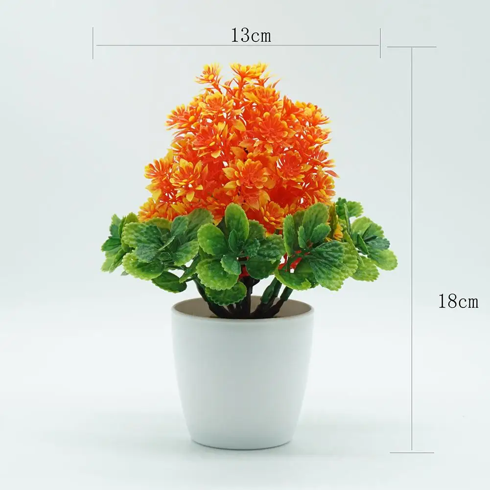 

1Pc Artificial Flower Season Tree Minisacape Wedding Home Table Bonsai Decor