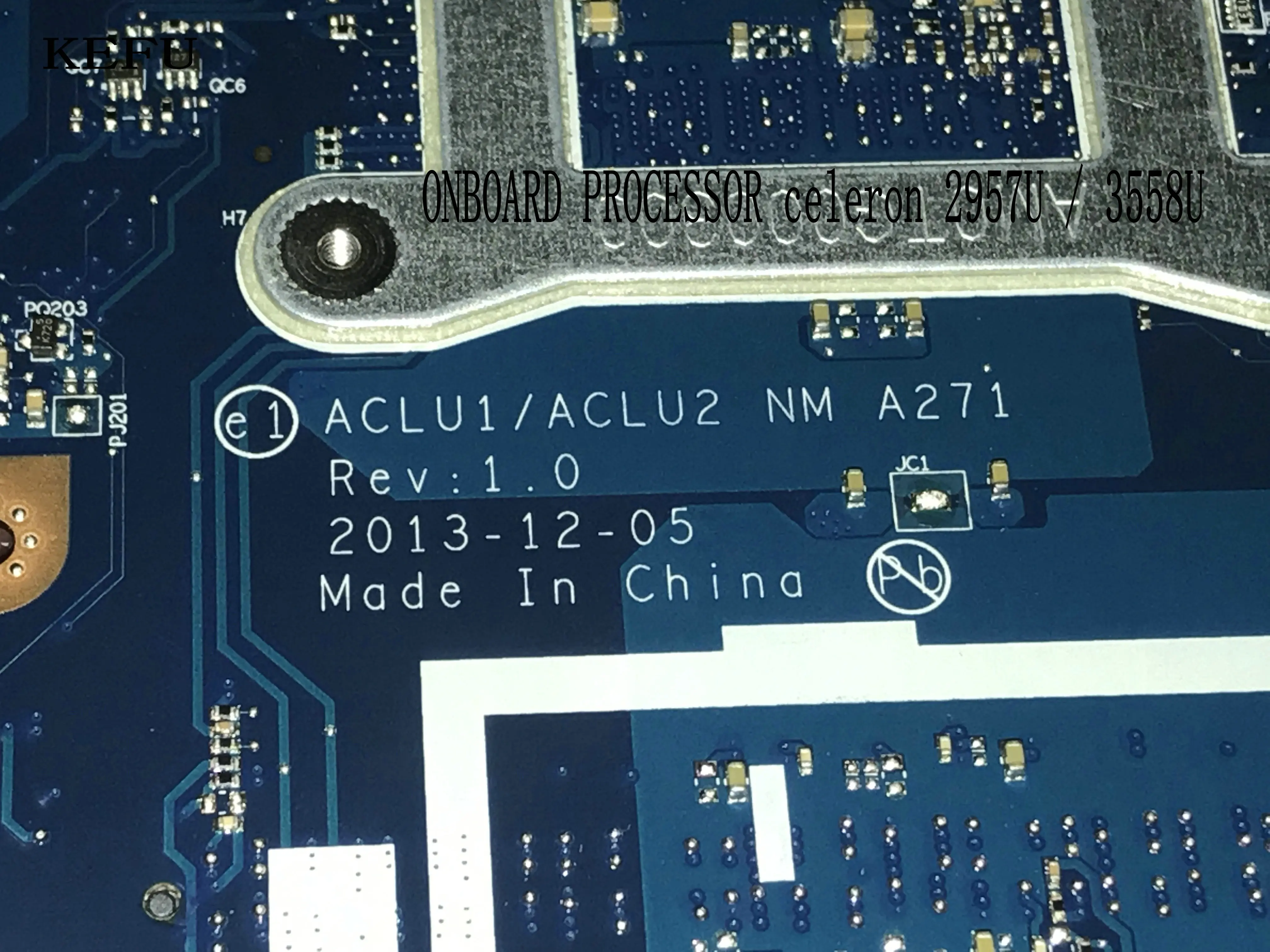 Совершенно новый. ACLU1/ ACLU2 NM A271 для LENOVO G50 70 материнская плата бортовой процессор