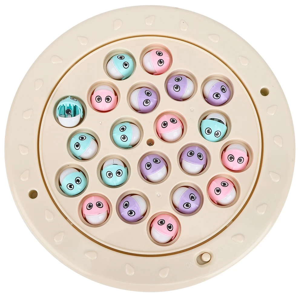 Рыболовная игра набор игрушек с музыкой вращающаяся доска детская забавная