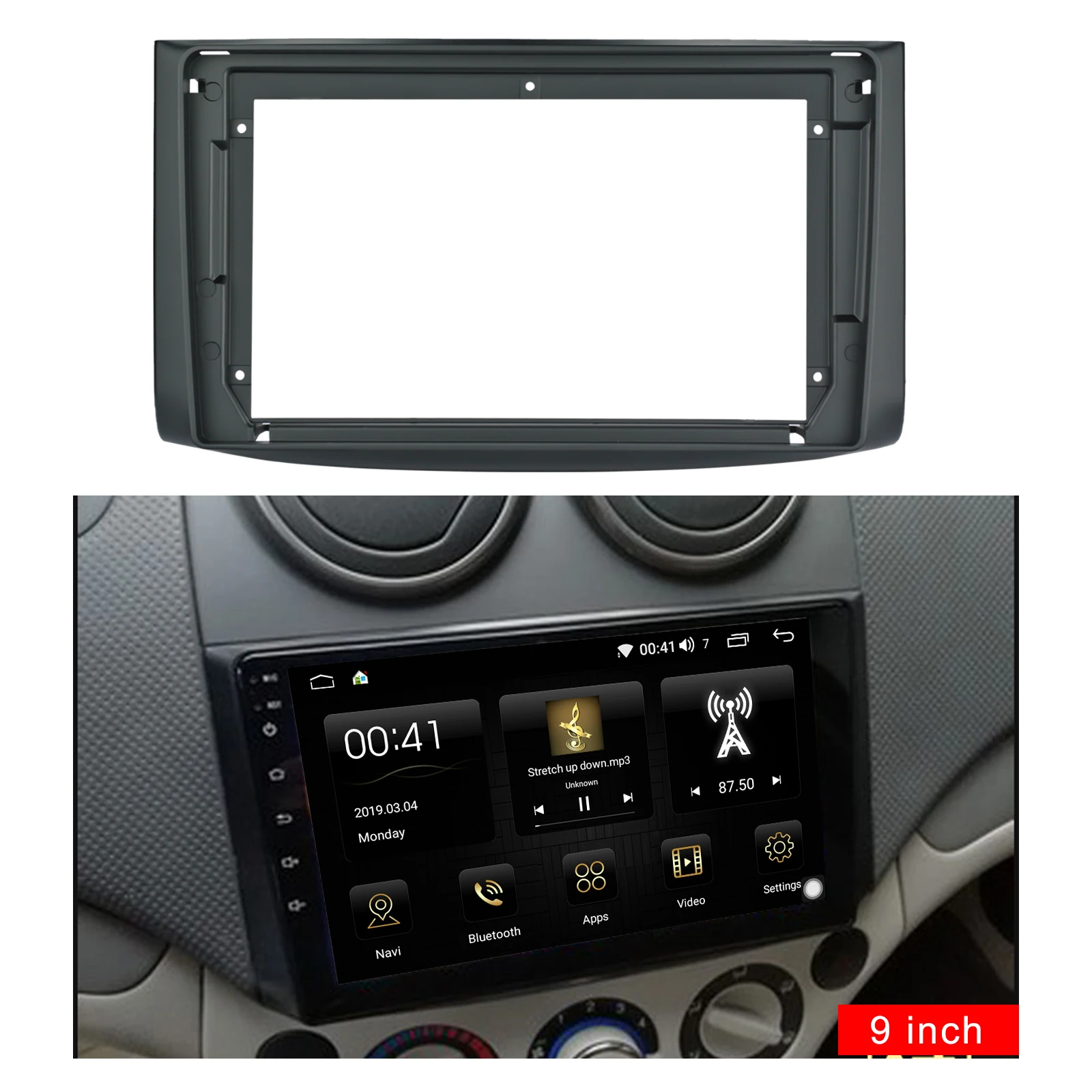 2din Car Fascia For CHEVROLET Epica 2007-2012 Panel Dash Mount Installation 9 Inch DVD Frame Aveo 2018 | Автомобили и мотоциклы