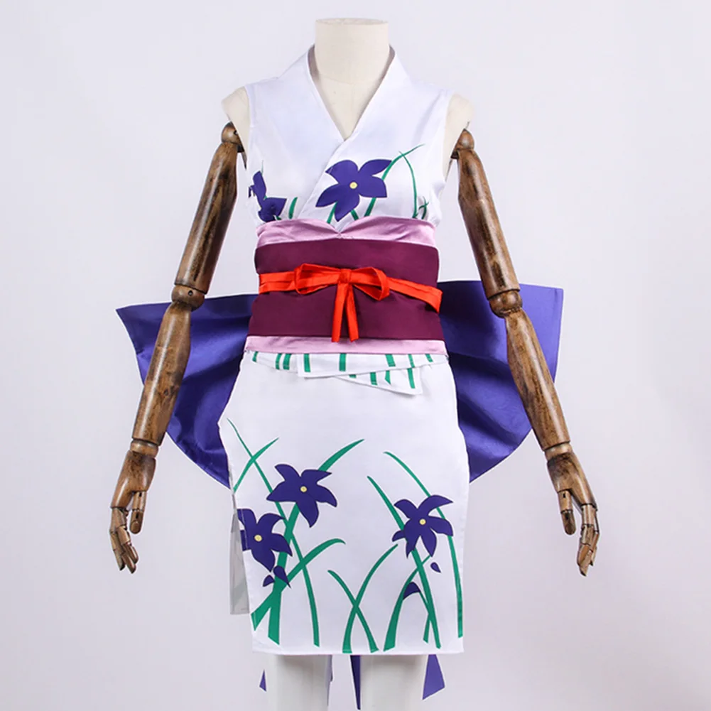 Цельнокроеное платье-кимоно Нико Робин для Хэллоуина карнавальный костюм